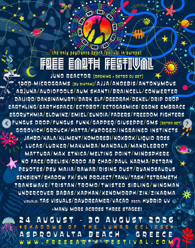FREE EARTH FESTIVAL 2026 - The Shadows of the Lunar Eclipse